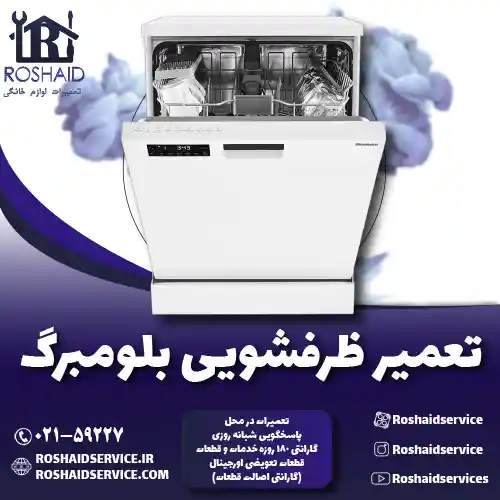 تعمیر ظرفشویی بلومبرگ روشاید سرویس